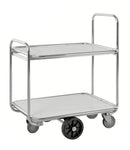Kongamek order picking trolley with 2 shelves KM8500-2L