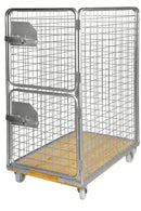 Kongamek rolling container with wooden base KM80B