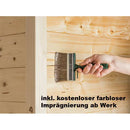 Fjordholz Flat Roof Garden Shed Model Chris 28