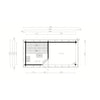 Fjordholz Saunahaus Modell Inna