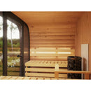 Fjordholz Fass-Sauna Modell Cubus-3 Black Edition