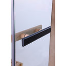 Sanotechnik - PANORAMA BLACK Sauna für 2 Personen 130x120x200 cm