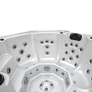 Hydrosan Garten-Whirlpool-Badewanne 107 Weißperle Anthrazit Gehäuse 220x220 cm