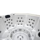 Hydrosan Garten-Whirlpool-Badewanne 107 Weißperle Anthrazit Gehäuse 220x220 cm