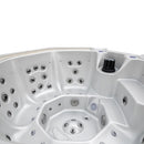 Hydrosan Garten-Whirlpool-Badewanne 107 Weiße Perle Naturgehäuse 220x220 cm