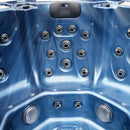 Hydrosan Garten-Whirlpool-Badewanne Spa107 Blue Wave Kaffeegehäuse 220x220 cm