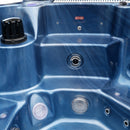 Hydrosan Garten-Whirlpool-Badewanne Spa107 Blue Wave Kaffeegehäuse 220x220 cm