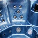 Hydrosan Garten-Whirlpool-Badewanne Spa107 Blue Wave Kaffeegehäuse 220x220 cm