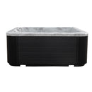 Hydrosan Garten-Whirlpool-Badewanne Boko, weiß-schwarzes Gehäuse, 230 x 230 cm