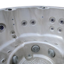 Hydrosan Garten-Whirlpool-Hybridbadewanne, Garten-Spa-Badewanne, 580 W, Cappuccino-Kaffeegehäuse, 200 x 200 cm