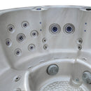Hydrosan Garten-Whirlpool-Hybridbadewanne, Garten-Spa-Badewanne, 580 W, Cappuccino-Kaffeegehäuse, 200 x 200 cm
