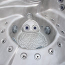 Hydrosan Garten-Whirlpool-Hybridbadewanne, Garten-Spa-Badewanne, 580 W, Cappuccino-Kaffeegehäuse, 200 x 200 cm