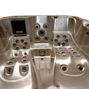 Hydrosan Garten-Whirlpool-Badewanne Spa102 Cappuccino-Kaffeebezug 210x160 cm