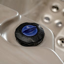 Hydrosan Garten-Whirlpool-Badewanne Spa102 Cappuccino-Grau Gehäuse 210x160 cm