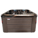 Hydrosan Garten-Whirlpool-Badewanne Spa102 Magma Gold Kaffeegehäuse 210x160 cm