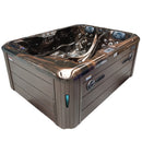 Hydrosan Garten-Whirlpool-Badewanne Spa102 Magma Gold Kaffeegehäuse 210x160 cm