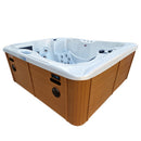 Hydrosan Garten-Whirlpool-Badewanne Spa102 Weiße Perle Naturgehäuse 210x160 cm
