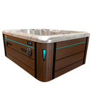 Hydrosan Garten-Whirlpool-Badewanne Spa102 Cappuccino-Kaffeebezug 210x160 cm