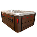 Hydrosan Garten-Whirlpool-Badewanne Spa102 Cappuccino-Kaffeebezug 210x160 cm