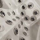 Hydrosan Garten-Whirlpool-Badewanne Spa102 Cappuccino-Kaffeebezug 210x160 cm