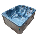 Hydrosan Garten-Whirlpool-Badewanne Spa102 Blaue Ozeanwelle Kaffeekabine 210x160 cm