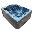 Hydrosan Garten-Whirlpool-Badewanne Spa102 Blaue Ozeanwelle Kaffeekabine 210x160 cm