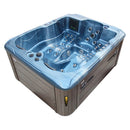 Hydrosan Garten-Whirlpool-Badewanne Spa102 Blaue Ozeanwelle Kaffeekabine 210x160 cm