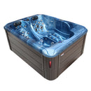 Hydrosan Garten-Whirlpool-Badewanne Spa102 Blaue Ozeanwelle Kaffeekabine 210x160 cm
