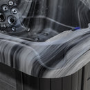 Hydrosan Garten-Whirlpool-Badewanne Spa102 Odyssey Anthrazit Gehäuse 210x160 cm