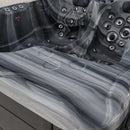 Hydrosan Garten-Whirlpool-Badewanne Spa102 Odyssey Anthrazit Gehäuse 210x160 cm