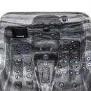 Hydrosan Garten-Whirlpool-Badewanne Spa102 Odyssey Anthrazit Gehäuse 210x160 cm