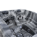 Hydrosan Garten-Whirlpool-Badewanne Spa102 Odyssey Anthrazit Gehäuse 210x160 cm