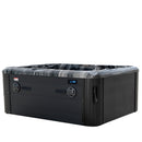 Hydrosan Garten-Whirlpool-Badewanne Spa102 Odyssey Anthrazit Gehäuse 210x160 cm