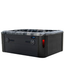 Hydrosan Garten-Whirlpool-Badewanne Spa102 Odyssey Anthrazit Gehäuse 210x160 cm