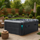 Hydrosan Garten-Whirlpool-Badewanne Spa102 Odyssey Anthrazit Gehäuse 210x160 cm
