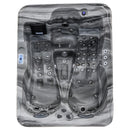 Hydrosan Garten-Whirlpool-Badewanne Spa102 Odyssey Anthrazit Gehäuse 210x160 cm