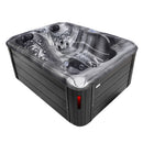 Hydrosan Garten-Whirlpool-Badewanne Spa102 Odyssey Anthrazit Gehäuse 210x160 cm