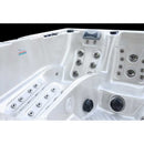Hydrosan Garten-Whirlpool 340ECO Cappuccino Grau, Abdeckung 220x220 cm