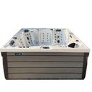 Hydrosan Garten-Whirlpool 340ECO Cappuccino Grau, Abdeckung 220x220 cm