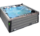 Hydrosan Garten-Whirlpool 340ECO Cappuccino Grau, Abdeckung 220x220 cm