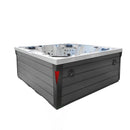 Hydrosan Garten-Whirlpool 340ECO Cappuccino Grau, Abdeckung 220x220 cm