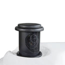 Hydrosan Garten-Whirlpool 340ECO Cappuccino Grau, Abdeckung 220x220 cm