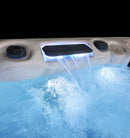 Hydrosan Garten-Whirlpool-Badewanne SPA347 Cappuccino Anthrazit Gehäuse 230x230 cm