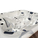 Hydrosan Garten-Whirlpool-Badewanne 403, Gehäuse Weißperle Anthrazit, 230 x 230 cm