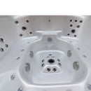 Hydrosan Garten-Whirlpool-Badewanne 406, Gehäuse in Weißperle-Anthrazit, 250 x 230 cm