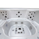 Hydrosan Garten-Whirlpool-Badewanne 406, Gehäuse in Weißperle-Anthrazit, 250 x 230 cm
