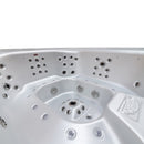 Hydrosan Garten-Whirlpool-Badewanne 406, Gehäuse in Weißperle-Anthrazit, 250 x 230 cm