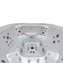 Hydrosan Garten-Whirlpool-Badewanne 406, Gehäuse in Weißperle-Anthrazit, 250 x 230 cm