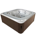 Hydrosan Garten-Whirlpool-Badewanne 406 Weißperle Kaffeegehäuse 250x230 cm