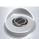 Hydrosan Garten-Whirlpool-Badewanne 406 Weißperle Kaffeegehäuse 250x230 cm